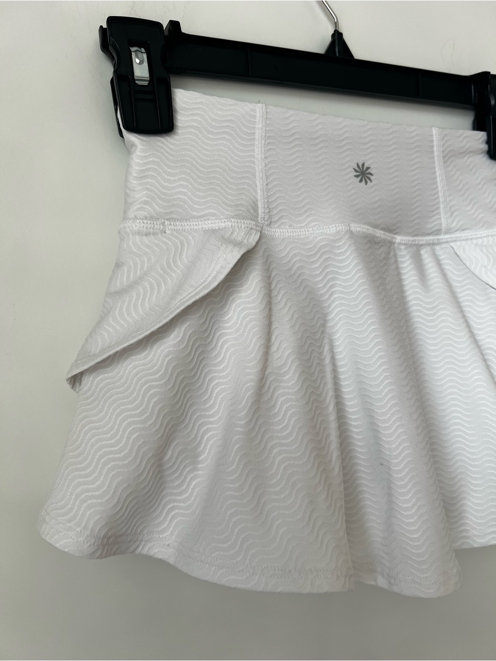Athleta White Layered Skater Skirt
